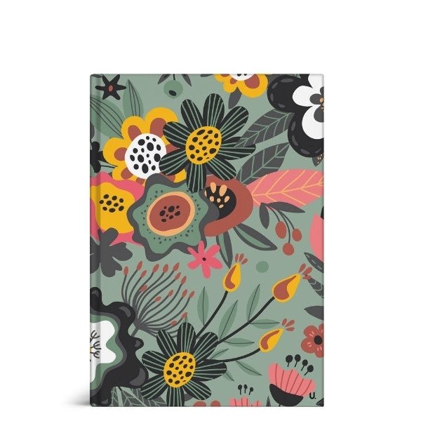 Floral A4 Hardback Notebook School Assorted Designs P1066 (Parcel Rate)