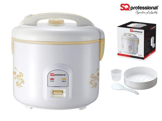 Sq Pro Deluxe Kitchen Electric Rice Cooker High Quality Full Set 6.00 Litre (Big Parcel Rate)