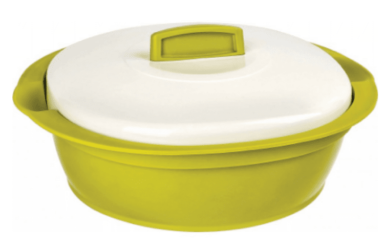 Bellisima Square Food Storage Container Plastic Assorted Colours BG340 (Parcel Rate)
