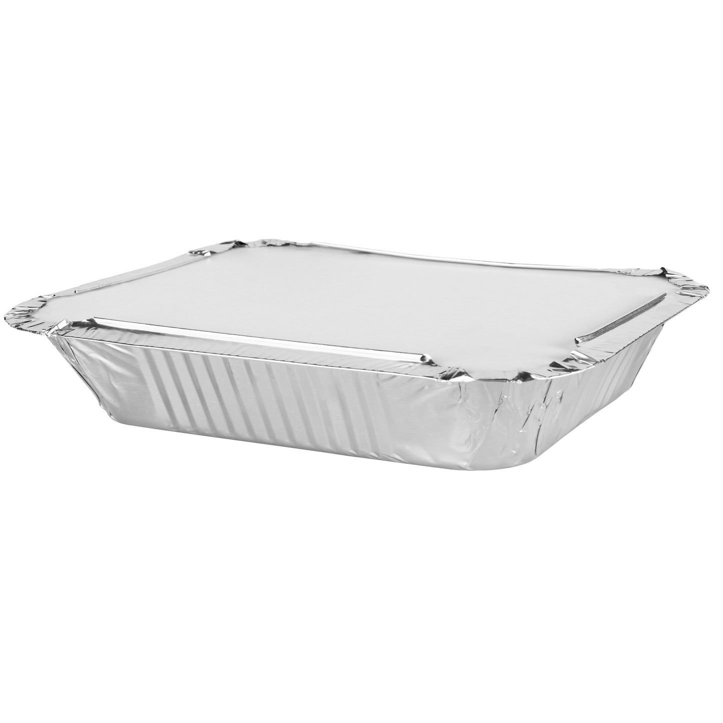 Aluminium Foil Food Roasting Tray with Lids Pack of 2 0263 (Parcel Rate)