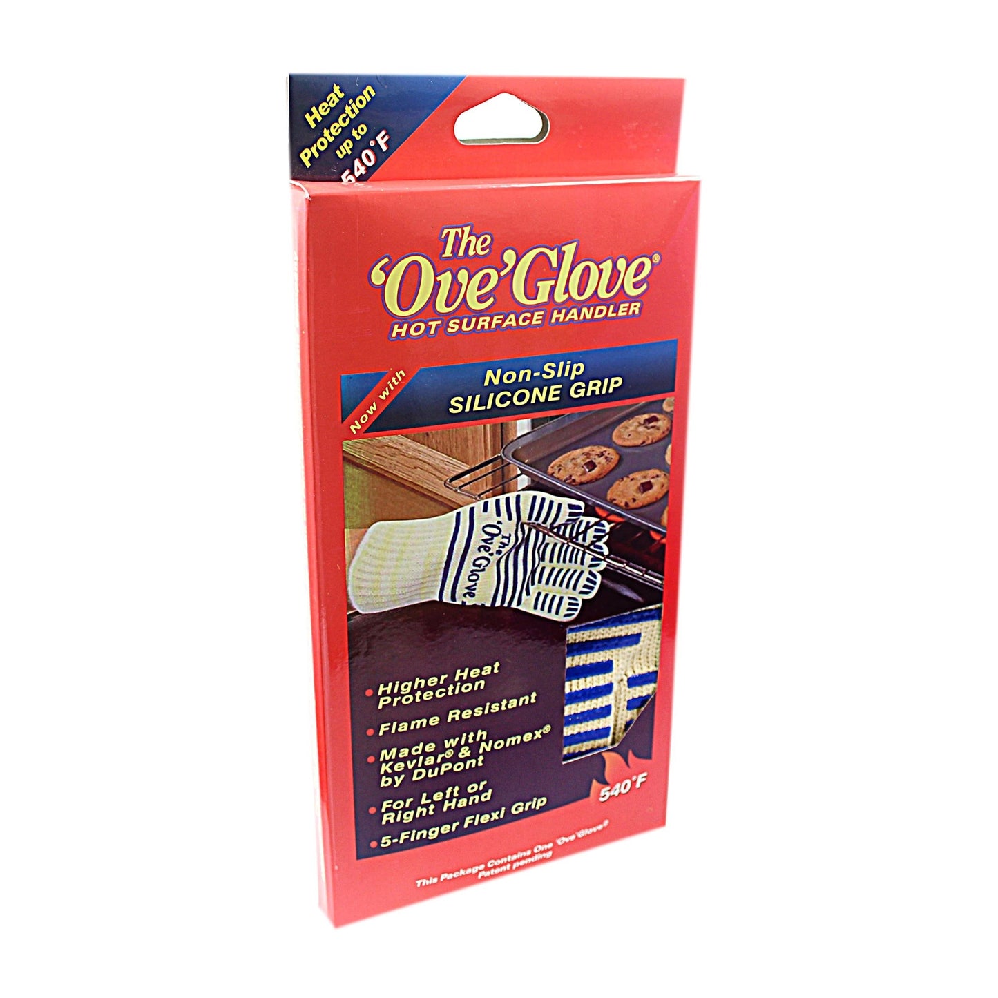 The 'Ove' Glove Heavy Duty Oven Glove Non- Slip Silicone Grip Washable 15 cm x 24 cm Large 4403 A (Parcel Rate)