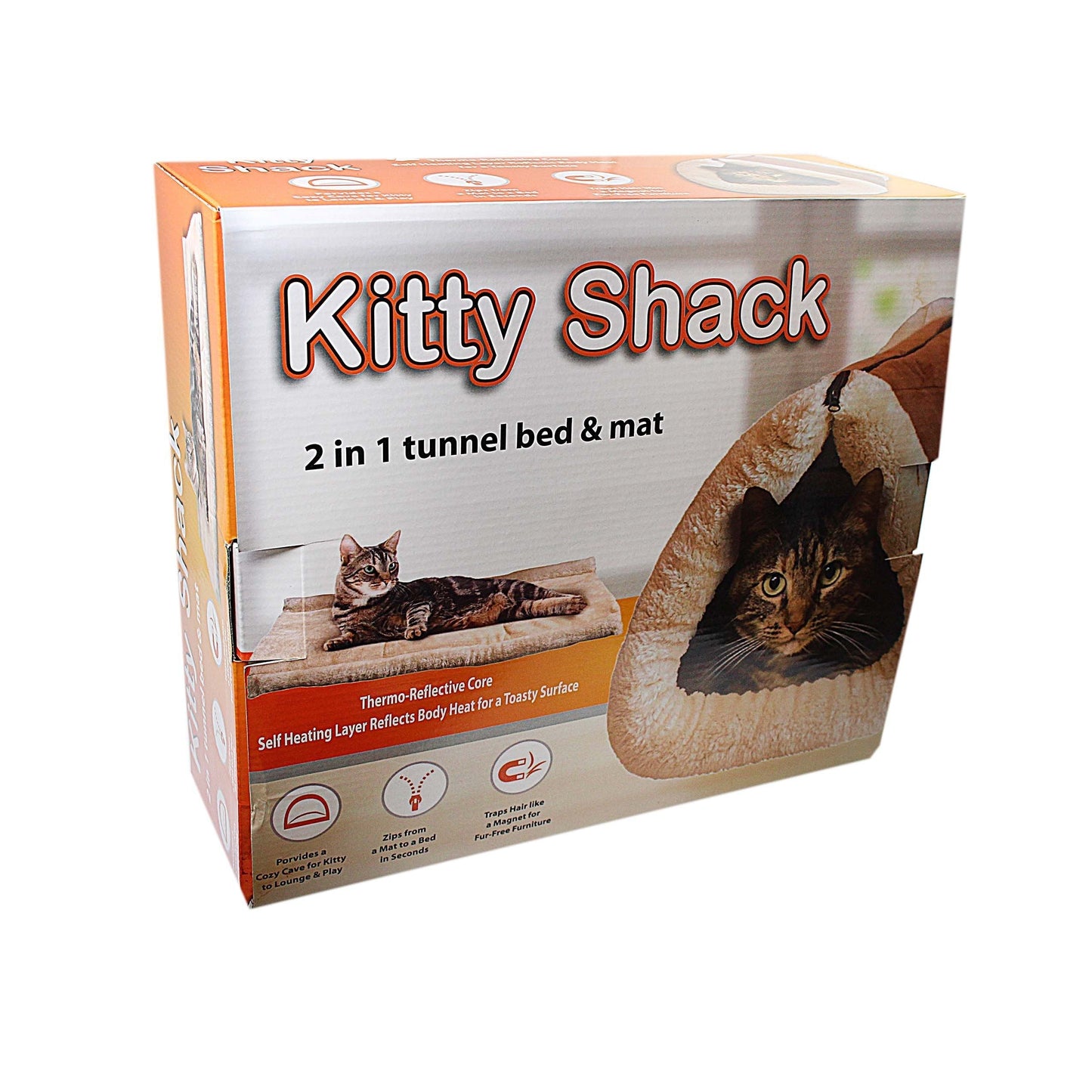 Kitty Shack 2 in 1 Tunnel Bed and Mat 5025 (Parcel Rate)