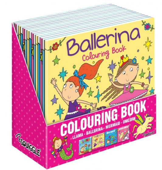 Girls Colouring Book 21 x 21 cm Assorted Designs P2851 (Parcel Rate)