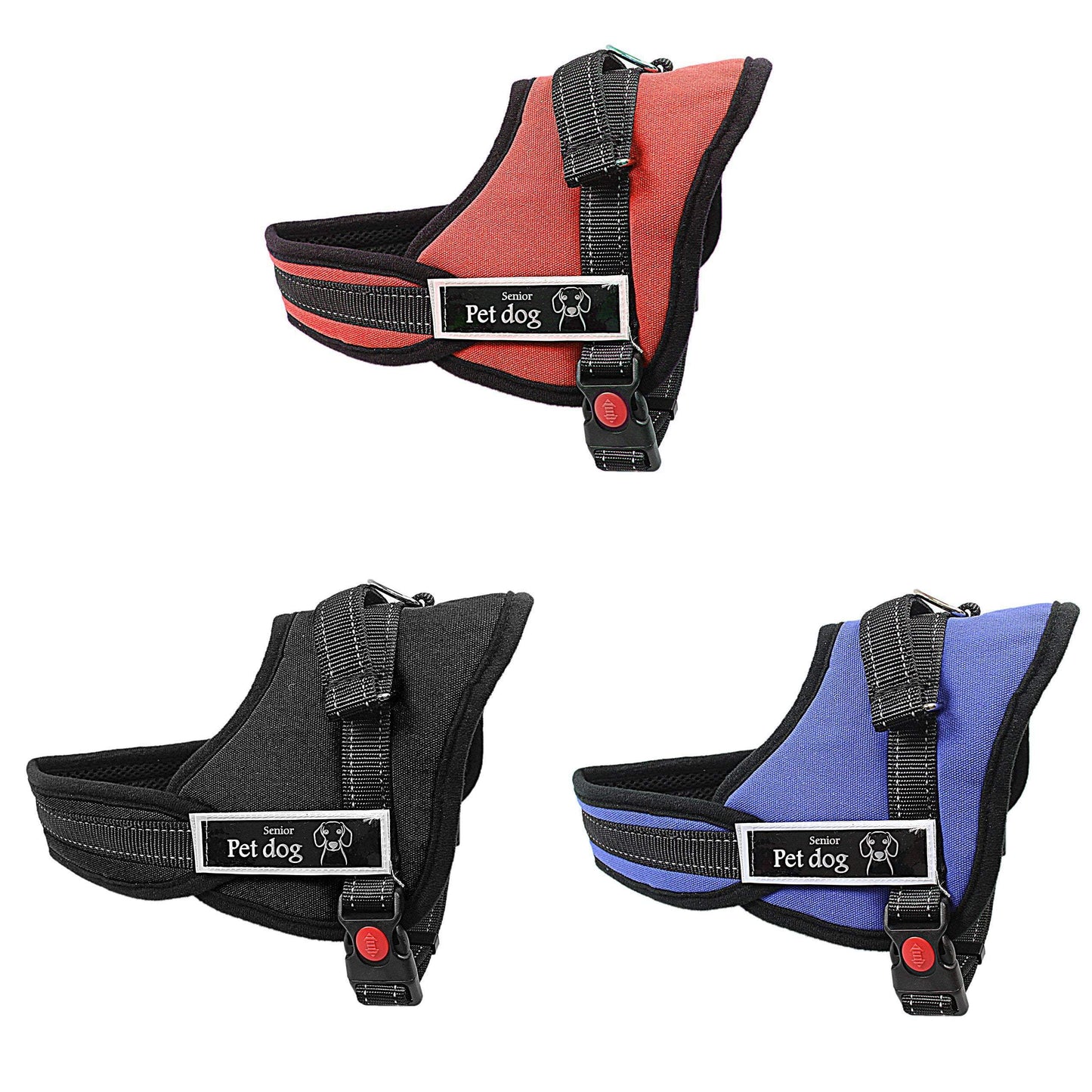 Pet Dog Adjustable Harness Size XXL Assorted Colours 3035 EEL (Parcel Rate)