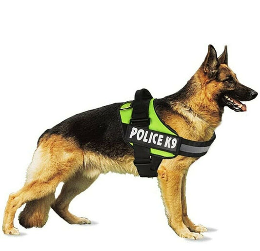 Police K9 Dog Harness Multi Colours Dog Harness XL Assorted Colours K9XL (Parcel Rate)