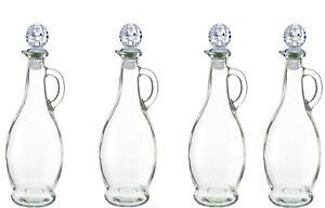 Plain Glass Oil & Vinegar Bottle 250 ml S111 (Parcel Rate)
