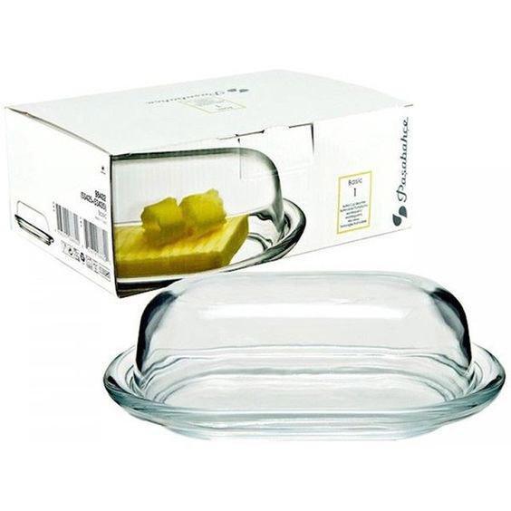 PB Standard Glass Butter / Cheese Dish 98402 A  (Parcel Rate)